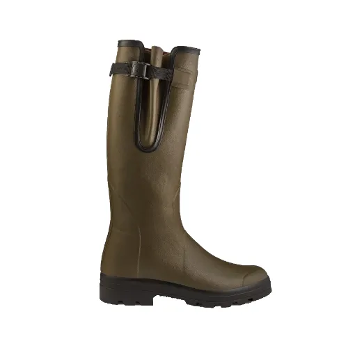 Bottes Homme LE CHAMEAU Vierzon Jersey – Vert Chameau / Héritage Oxblood Tartan