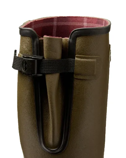 Bottes Homme LE CHAMEAU Vierzon Jersey – Vert Chameau / Héritage Oxblood Tartan