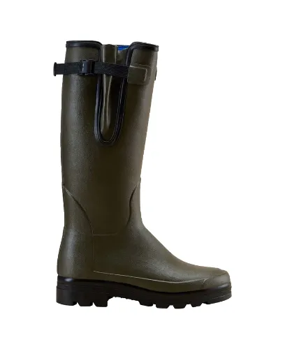 Bottes Homme LE CHAMEAU Vierzonord Néoprène – Vert Chameau