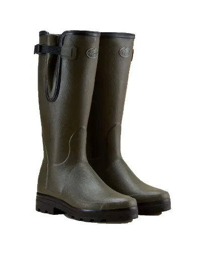 Bottes Homme LE CHAMEAU Vierzonord Néoprène – Vert Chameau