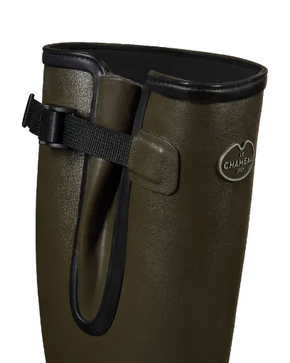 Bottes Homme LE CHAMEAU Vierzonord Néoprène – Vert Chameau / Noir