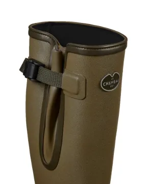 Bottes Homme LE CHAMEAU Vierzonord Néoprène – Vert Vierzon / Noir