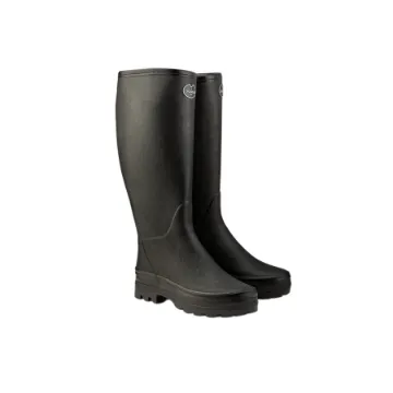 Bottes Femme LE CHAMEAU Giverny Laine - Noir