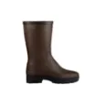 Bottes Femme LE CHAMEAU Giverny Néoprène - Marron Foncé / Noir