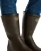 Bottes Femme LE CHAMEAU Giverny Néoprène - Marron Foncé / Noir