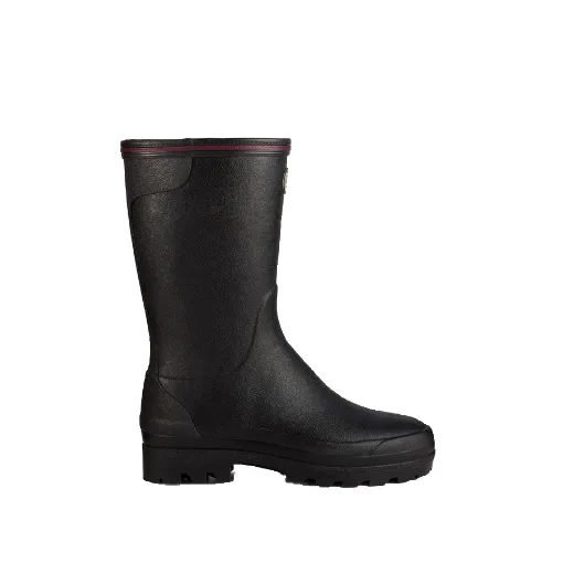 Bottes Femme LE CHAMEAU Giverny Néoprène - Noir / Noir