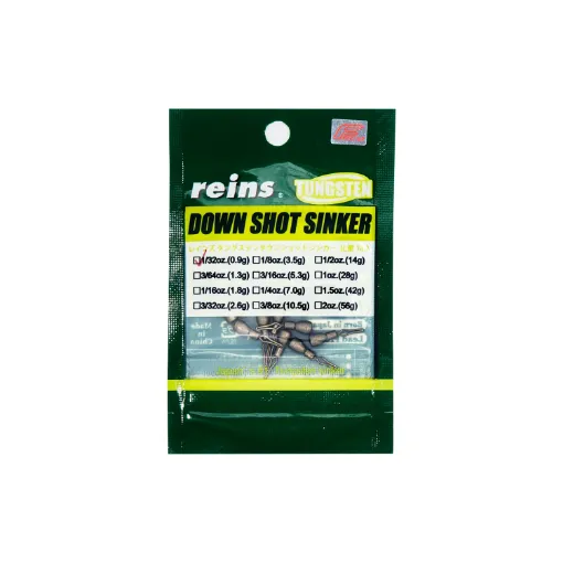 Lest drop shot REINS Tungsten Down Shot Sinker