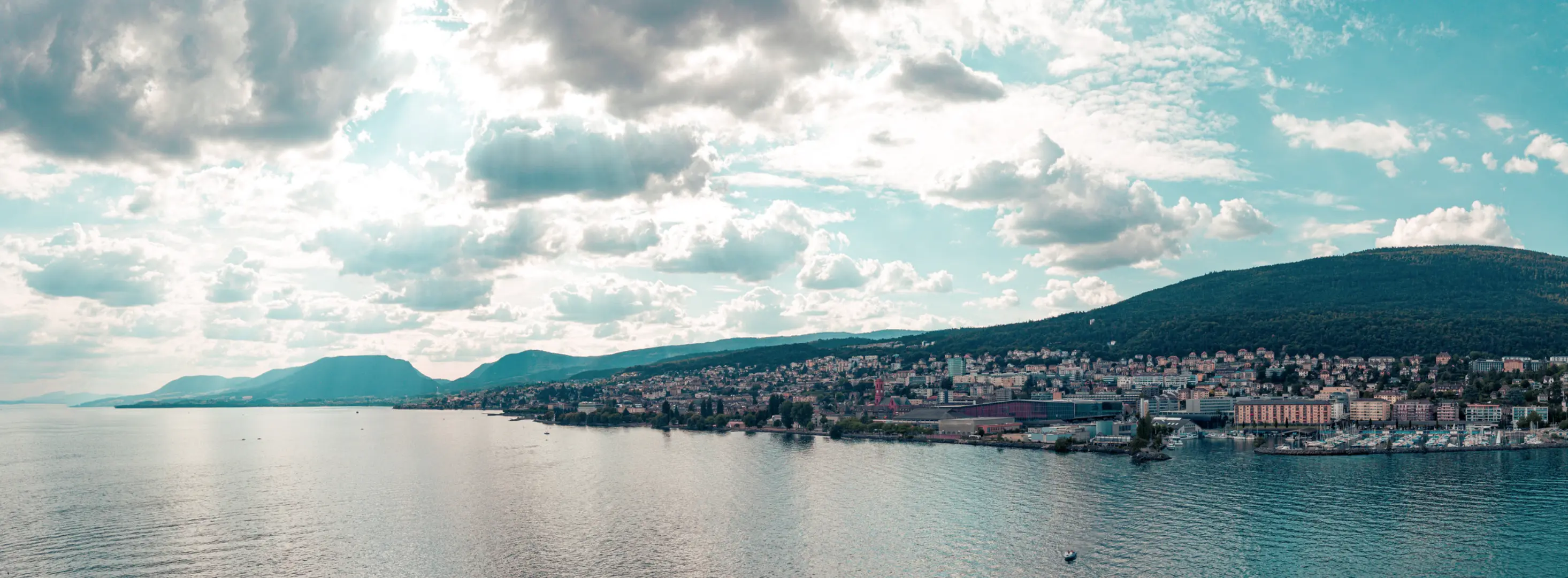Fishing on Lake Neuchâtel in Switzerland