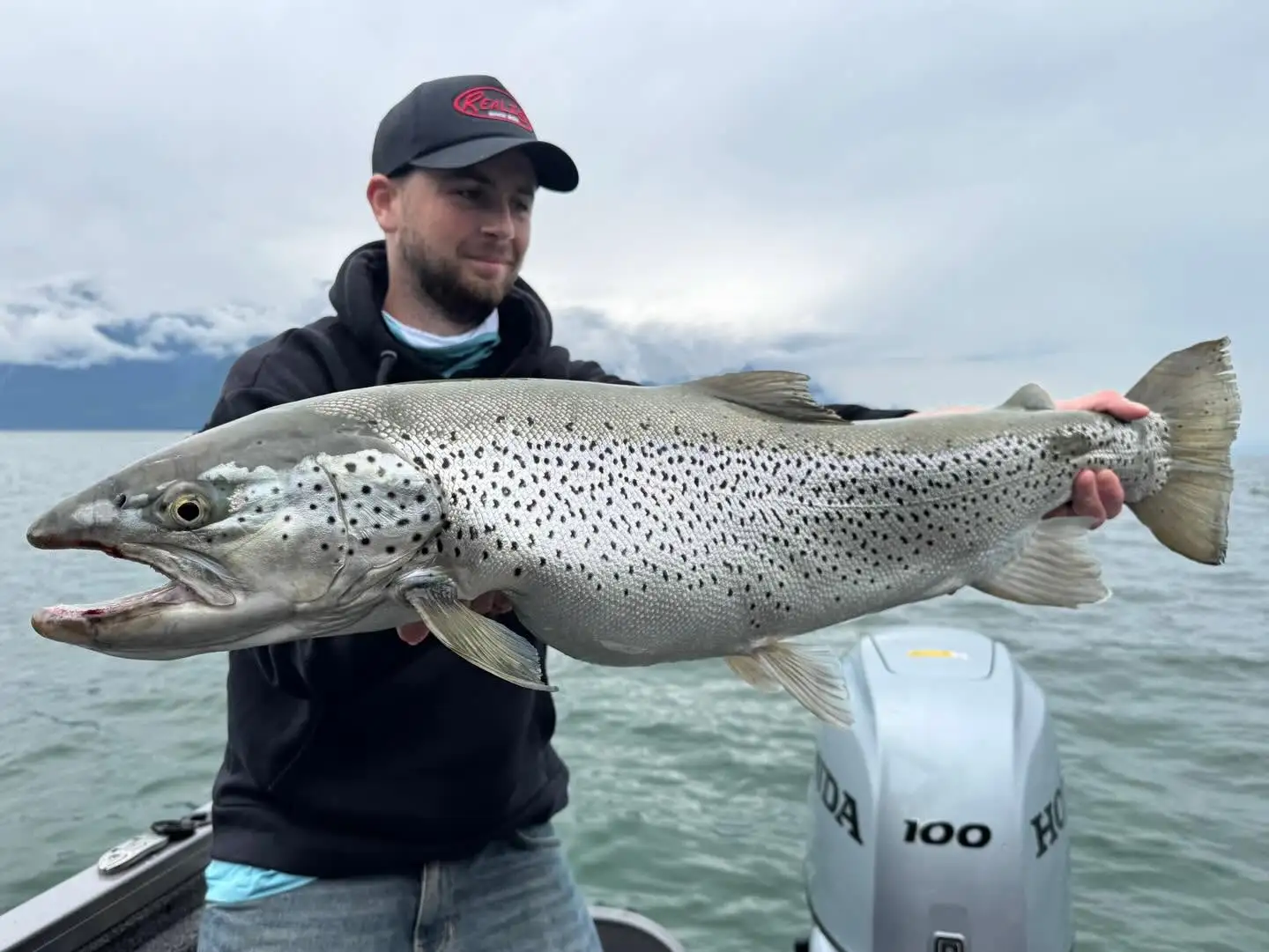 Lake Geneva trout in Switzerland